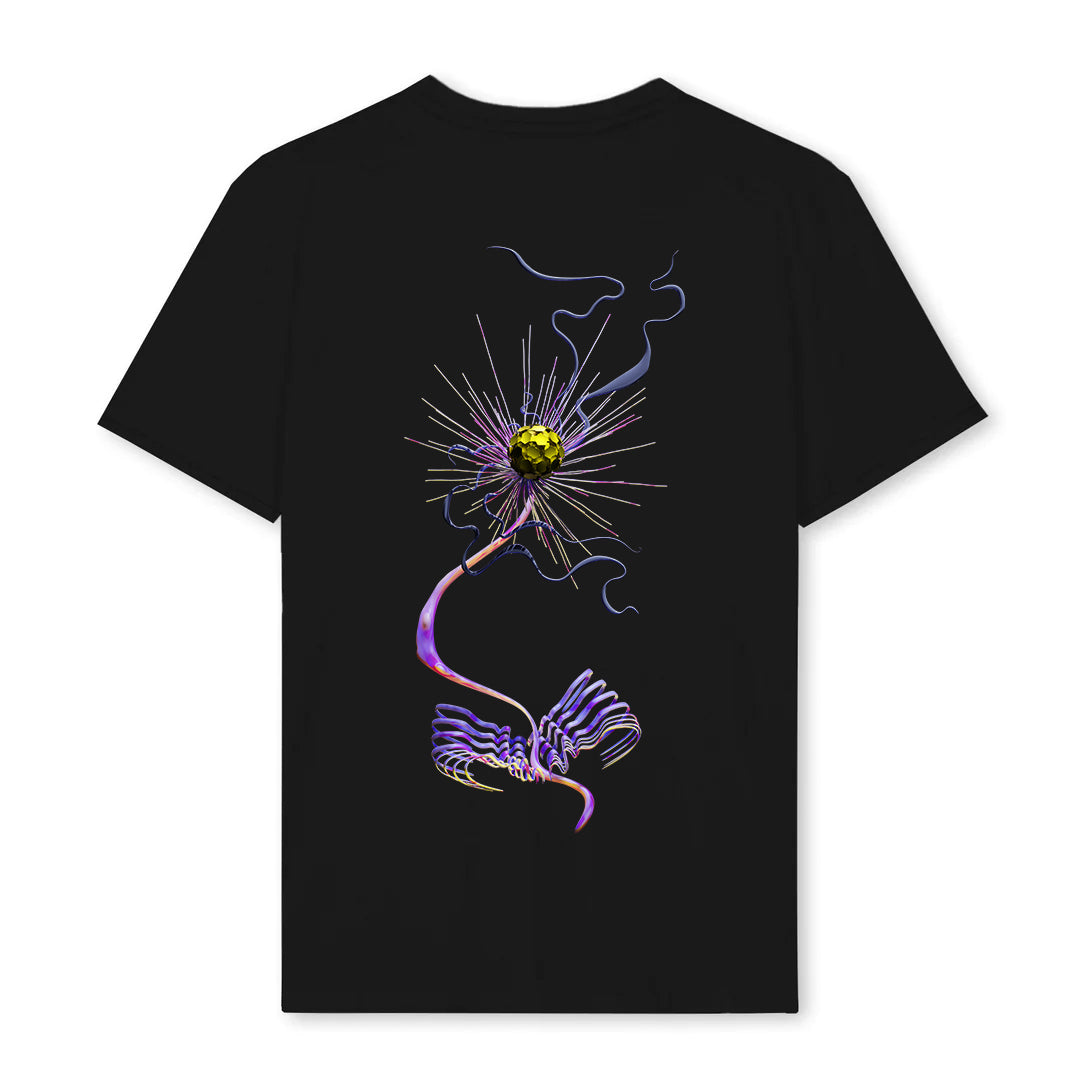 Face Hugger Regular Support Tee black