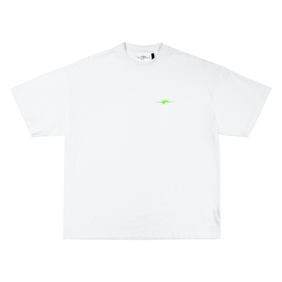 Mini Logo Tee white/green